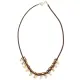 Колье из ракушек на шнурке UG074