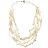 Колье Пластины и бисер UG079