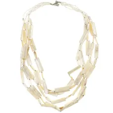 Колье Пластины и бисер UG079