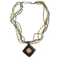 Колье пластина ракушкой UG091