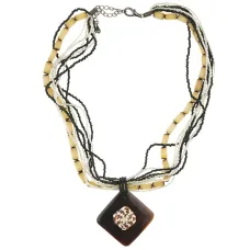 Колье пластина ракушкой UG091