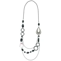 Колье из разноцветных кристаллов UG142