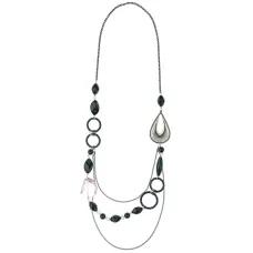 Колье из разноцветных кристаллов UG142