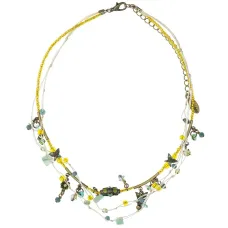 Колье из камней, страз и кристаллов UG148