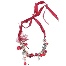 Колье со стразами и кристаллами UG150