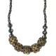 Колье из деревянных и пластиковых бусин UG193