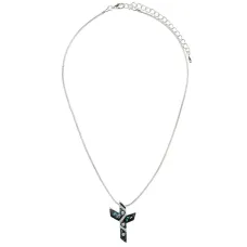 Кулон Крест со стразами UG213