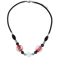 Колье Кристаллы и стекло UG239-03