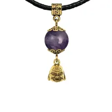 Амулет Бог богатства (изобилие и благополучие), аметист MKAG-21-0025