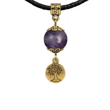 Амулет Дерево жизни (защита и развитие), аметист MKAG-21-S001
