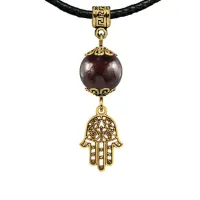 Амулет Хамса (от сглаза и зла), гранат MKAG-22-0001