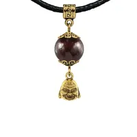 Амулет Бог богатства (изобилие и благополучие), гранат MKAG-22-0025