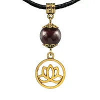 Амулет Лотос (гармония, развитие), гранат MKAG-22-0059