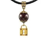 Амулет Замок (на счастье и любовь), гранат MKAG-22-2040