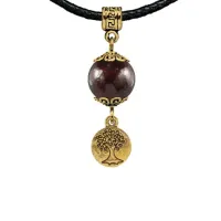 Амулет Дерево жизни (защита и развитие), гранат MKAG-22-S001