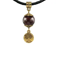 Амулет Дерево жизни (защита и развитие), гранат MKAG-22-S001