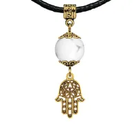 Амулет Хамса (от сглаза и зла), кахолонг MKAG-23-0001