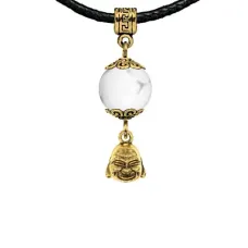 Амулет Бог богатства (изобилие и благополучие), кахолонг MKAG-23-0025