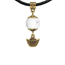 Амулет Золотой слиток (на богатство), кахолонг MKAG-23-0058