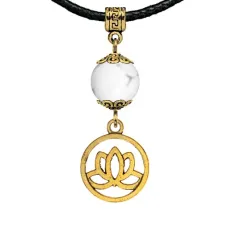 Амулет Лотос (гармония, развитие), кахолонг MKAG-23-0059