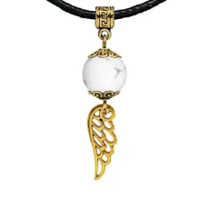 Амулет Крыло ангела (защита высших сил), кахолонг MKAG-23-2039