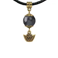 Амулет Золотой слиток (на богатство), лабрадор MKAG-24-0058