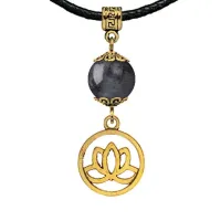 Амулет Лотос (гармония, развитие), лабрадор MKAG-24-0059