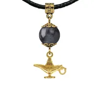 Амулет Волшебная лампа (исполнение желаний), лабрадор MKAG-24-0074