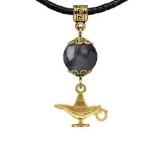 Амулет Волшебная лампа (исполнение желаний), лабрадор MKAG-24-0074