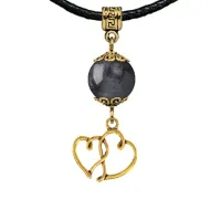 Амулет Два сердца (любовь и семейное счастье), лабрадор MKAG-24-2042