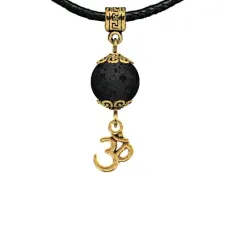 Амулет Ом (защита, духовное развитие), лава MKAG-25-0013