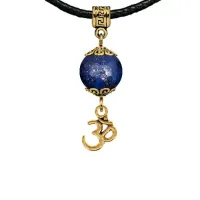 Амулет Ом (защита, духовное развитие), лазурит MKAG-26-0013