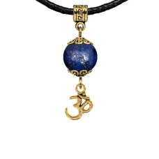 Амулет Ом (защита, духовное развитие), лазурит MKAG-26-0013