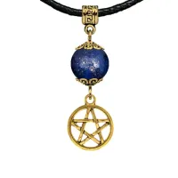 Амулет Пентаграмма (мощная защита от зла), лазурит MKAG-26-0050