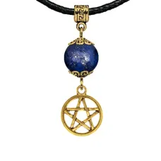 Амулет Пентаграмма (мощная защита от зла), лазурит MKAG-26-0050
