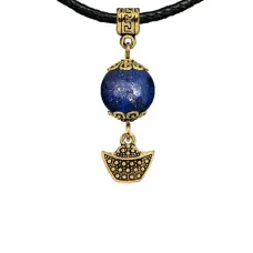 Амулет Золотой слиток (на богатство), лазурит MKAG-26-0058