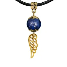 Амулет Крыло ангела (защита высших сил), лазурит MKAG-26-2039