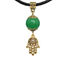 Амулет Хамса (от сглаза и зла), нефрит MKAG-27-0001