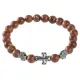 Браслет Спаси и сохрани с синт. камнем Коричневый авантюрин BSV1-08