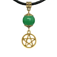Амулет Пентаграмма (мощная защита от зла), нефрит MKAG-27-0050