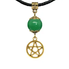 Амулет Пентаграмма (мощная защита от зла), нефрит MKAG-27-0050