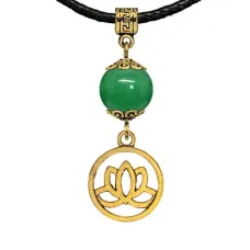 Амулет Лотос (гармония, развитие), нефрит MKAG-27-0059