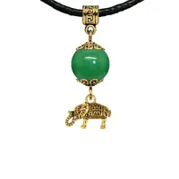 Амулет Слон (мудрость, сила, долголетие), нефрит MKAG-27-0062