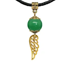 Амулет Крыло ангела (защита высших сил), нефрит MKAG-27-2039