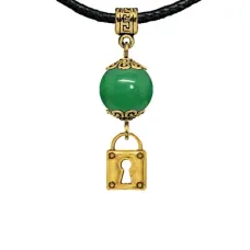 Амулет Замок (на счастье и любовь), нефрит MKAG-27-2040