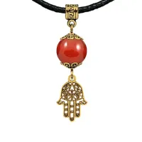 Амулет Хамса (от сглаза и зла), сердолик MKAG-29-0001