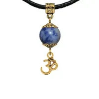 Амулет Ом (защита, духовное развитие), содалит MKAG-30-0013