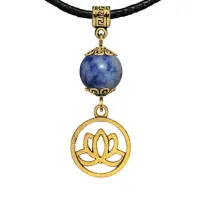 Амулет Лотос (гармония, развитие), содалит MKAG-30-0059