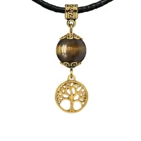 Амулет Дерево жизни (защита и развитие), тигровый глаз MKAG-31-0012