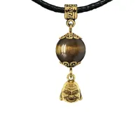 Амулет Бог богатства (изобилие и благополучие), тигровый глаз MKAG-31-0025